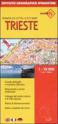 Trieste 1:10.000  - Libro De Agostini 2012, Piante di città d'Italia | Libraccio.it