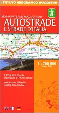 Autostrade e strade d'Italia 1:700.000  - Libro De Agostini 2010, Carte stradali d'Italia | Libraccio.it