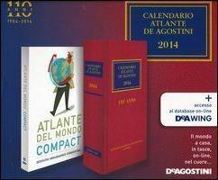 Calendario atlante De Agostini 2014-Atlante del mondo compact.  - Libro De Agostini 2013, Calendario atlante | Libraccio.it