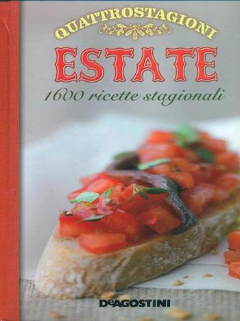 Quattrostagioni. Estate  - Libro De Agostini 2014 | Libraccio.it