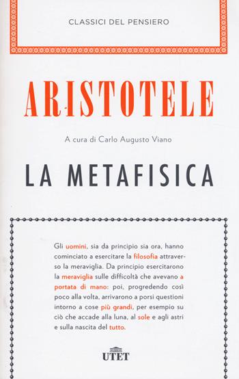 La metafisica. Con e-book - Aristotele - Libro UTET 2014, Classici del pensiero | Libraccio.it
