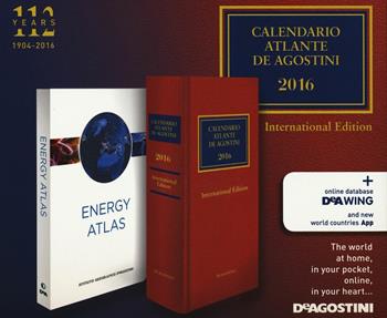 Calendario atlante De Agostini 2016-Atlante dell'energia. Ediz. inglese.  - Libro De Agostini 2015, Calendario atlante | Libraccio.it