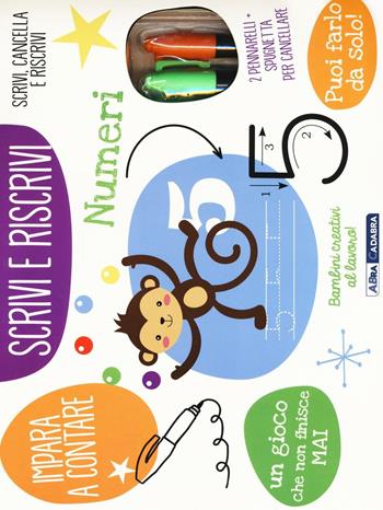 Numeri. Scrivi e riscrivi. Ediz. illustrata. Con gadget  - Libro ABraCadabra 2016 | Libraccio.it