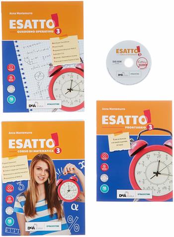 Esatto! Con quaderno operativo e prontuario. Ediz. curricolare. Per la Scuola media. Con DVD-ROM. Vol. 3 - Anna Montemurro - Libro De Agostini 2018 | Libraccio.it