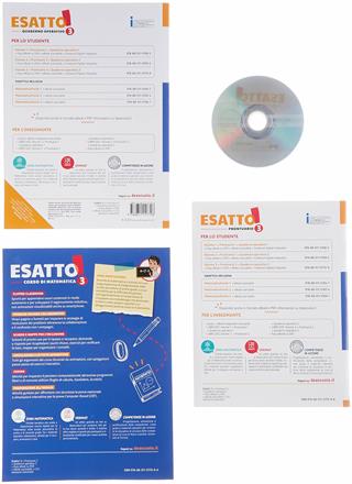 Esatto! Con quaderno operativo e prontuario. Ediz. curricolare. Per la Scuola media. Con DVD-ROM. Vol. 3 - Anna Montemurro - Libro De Agostini 2018 | Libraccio.it
