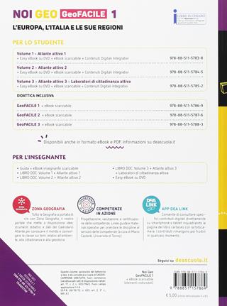 Noi Geo. Geofacile. Per la Scuola media. Vol. 1 - Lorenzo Bersezio - Libro De Agostini Scuola 2018 | Libraccio.it