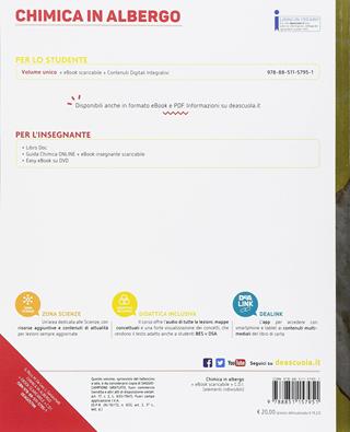 Chimica in albergo. Per gli Ist. professionali alberghieri. Con Contenuto digitale per accesso online: espansione online. Con Contenuto digitale per download: ebook - Giovanni Ricci, Marinella De Leo, Luigi Garlaschelli - Libro De Agostini 2018 | Libraccio.it
