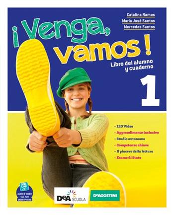 ¡Venga, vamos! Libro del alumno y cuaderno. Con Hablando de cultura e Gramática. Con e-book. Con espansione online. Con DVD-ROM. Vol. 1 - Maria José Santos, Mercedes Santos, Catalina Ramos - Libro De Agostini 2020 | Libraccio.it