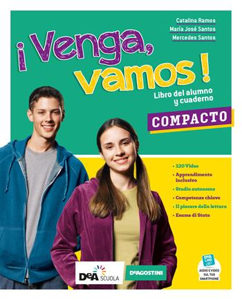 ¡Venga, vamos! Todo en uno. Libro del alumno y cuaderno. Con Hablando de cultura ed Exámenes. Con e-book. Con espansione online. Con DVD-ROM - Maria José Santos, Mercedes Santos, Catalina Ramos - Libro De Agostini 2020 | Libraccio.it