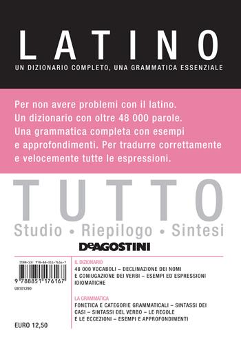 Tutto latino. Un dizionario completo, una grammatica essenziale - Nicoletta Mosca - Libro De Agostini 2019 | Libraccio.it