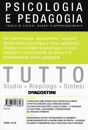 Tutto psicologia e pedagogia - Barbara Colombo - Libro De Agostini 2020, Tutto | Libraccio.it