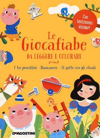 Le giocafiabe da leggere e colorare. Vol. 2: tre porcellini-Biancaneve-Il gatto con gli stivali, I.  - Libro De Agostini 2021, Storie preziose | Libraccio.it