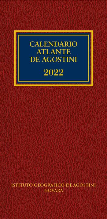 Calendario atlante De Agostini 2022. Con applicazione online  - Libro De Agostini 2021, Calendario atlante | Libraccio.it