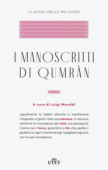 I manoscritti di Qumran  - Libro UTET 2021, Classici delle religioni | Libraccio.it