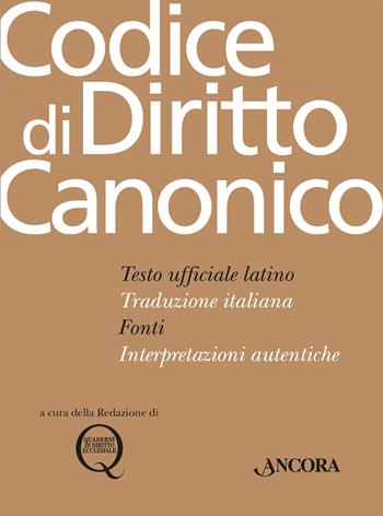 Codice di diritto canonico  - Libro Ancora 2024, Grandi opere | Libraccio.it