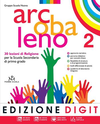 Arcobaleno. Quaderno di laboratorio. Con espansione online. Vol. 2: 30 lezioni di religione  - Libro Piemme Scuola 2011 | Libraccio.it