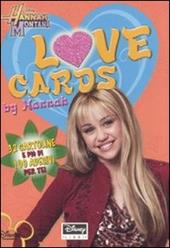 Love cards. Hannah Montana. Con adesivi