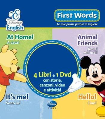 First words. Le mie prime parole in inglese. Ediz. bilingue. Con DVD  - Libro Disney Libri 2012, Disney English | Libraccio.it