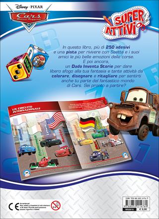 Cars. Motori ruggenti. Superattivi. Con adesivi. Ediz. illustrata  - Libro Disney Libri 2012 | Libraccio.it