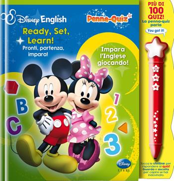 Ready, set, learn!-Pronti, partenza, impara! Penna-quiz. Ediz. bilingue. Con gadget  - Libro Disney Libri 2014, Disney English | Libraccio.it