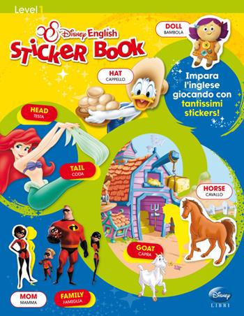 Sticker book. Level 1. Con adesivi. Ediz. bilingue - Jessica Jacobs - Libro Disney Libri 2014, Disney English | Libraccio.it