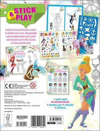 Fairies. Vesti e crea la moda pirata. Stick & play. Ediz. illustrata  - Libro Disney Libri 2015 | Libraccio.it
