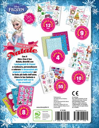 Crea il tuo Natale. Frozen. Con gadget  - Libro Disney Libri 2014, Crea la festa | Libraccio.it