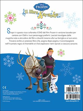 Il libro karaoke. Frozen. Ediz. illustrata. Con DVD  - Libro Disney Libri 2014 | Libraccio.it