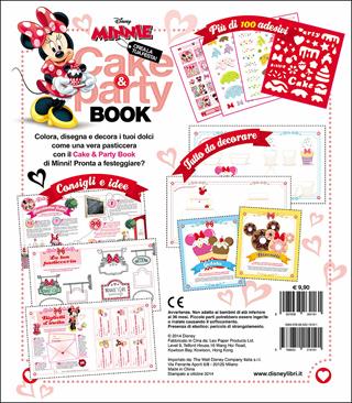 Cake & party book. Minnie  - Libro Disney Libri 2014 | Libraccio.it