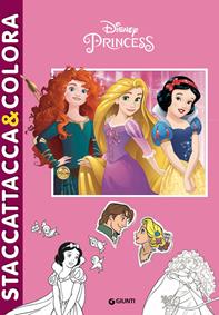 Disney princess. Con adesivi. Ediz. illustrata  - Libro Disney Libri 2015, Staccattacca & colora | Libraccio.it