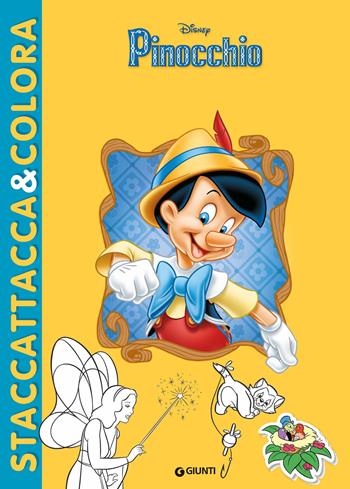 Pinocchio. Con adesivi  - Libro Disney Libri 2015, Staccattacca & colora | Libraccio.it