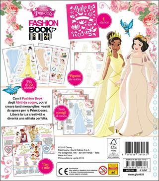 Abiti da sogno. Fashion book. Disney princess. Con adesivi - Tea Orsi - Libro Disney Libri 2015 | Libraccio.it