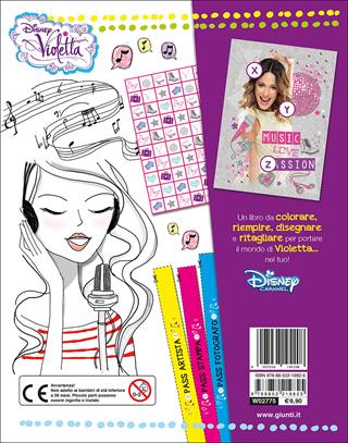 Decor Art. Crea il tuo concerto. Violetta. 500 adesivi - Silvia Gianatti - Libro Disney Libri 2015 | Libraccio.it