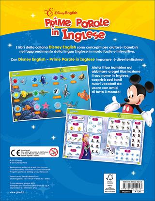 Prime parole in inglese. Con adesivi  - Libro Disney Libri 2015, Disney English | Libraccio.it