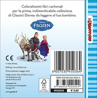 Frozen. Ediz. illustrata  - Libro Disney Libri 2015, I librottini | Libraccio.it