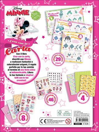 Minnie. Crea con la carta  - Libro Disney Libri 2015, Crea la festa | Libraccio.it