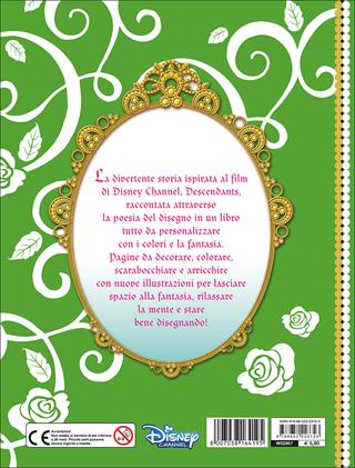 L' arte dei decori & ghirigori. Descendants  - Libro Disney Libri 2015 | Libraccio.it
