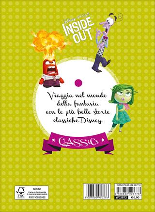 Inside out  - Libro Disney Libri 2015, Classics | Libraccio.it