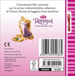 Rapunzel. L'intreccio della torre  - Libro Disney Libri 2015, I librottini | Libraccio.it