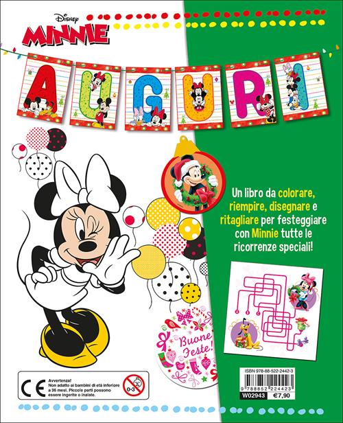 Decor Art. Crea un mondo di festa. Minnie. 500 adesivi - Libro Disney Libri  2015