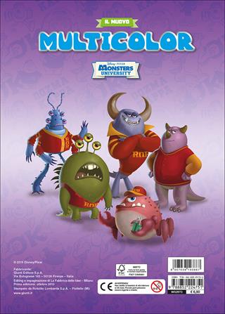 Monsters University. Il nuovo multicolor  - Libro Disney Libri 2015 | Libraccio.it