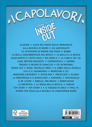 Inside out  - Libro Disney Libri 2016, I capolavori Disney | Libraccio.it
