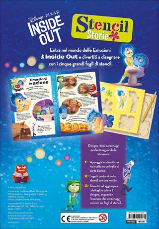 Inside out. Stencil storie  - Libro Disney Libri 2016, Libri cartonati | Libraccio.it