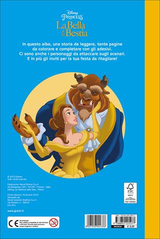 La bella e la Bestia. Staccattacca e colora special. Con adesivi  - Libro Disney Libri 2016, Staccattacca & colora | Libraccio.it