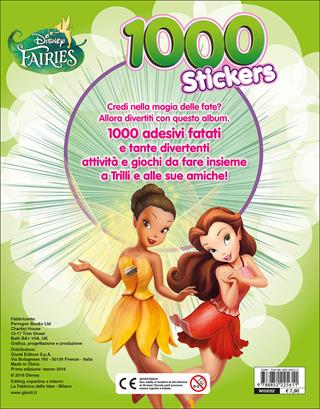 Fairies. 1000 stickers. Ediz. illustrata  - Libro Disney Libri 2016, Stickerfun | Libraccio.it