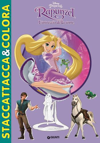 L'intreccio della torre. Rapunzel. Staccattacca e colora. Con adesivi. Ediz. illustrata  - Libro Disney Libri 2016, Staccattacca & colora | Libraccio.it