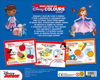 Imparo l'inglese con Disney. Colours-colori. Album creativo. Con adesivi  - Libro Disney Libri 2016 | Libraccio.it