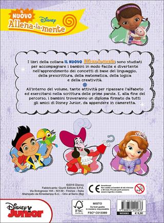 Il mio primo libro di scrittura  - Libro Disney Libri 2016, Allena la mente | Libraccio.it