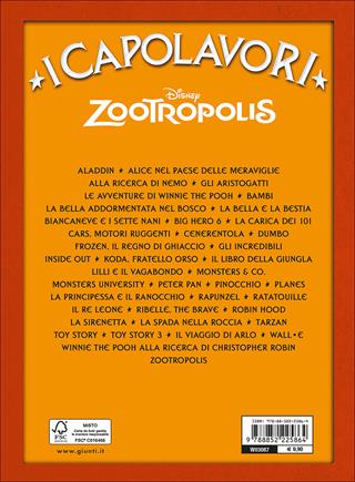 Zootropolis. Ediz. illustrata  - Libro Disney Libri 2016, I capolavori Disney | Libraccio.it