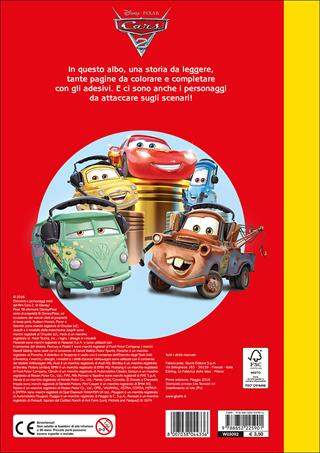 Cars 2. Staccattacca e colora. Con adesivi. Ediz. illustrata  - Libro Disney Libri 2016, Staccattacca & colora | Libraccio.it